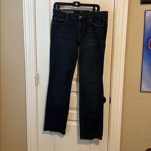 J. Crew Indigo Denim Jeans Matchstick Preppy Straight Workwear Casual